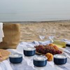 Chubacoo Ceramic Bowls Set with Lids: Set of 4 Microwave