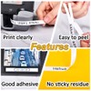 Hehua 4 Pack Compatible Label Tape Replacement for Casio XR-9WE