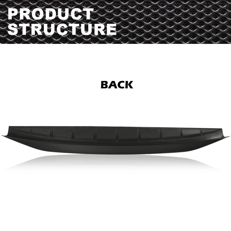 CROSSDESIGN Tailgate Rear Wing Spoiler Compatible with All Ram 2009-2018