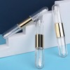 COSIDEA 12pcs Gold Flat 4ml*2 dual Ended lip gloss tubes