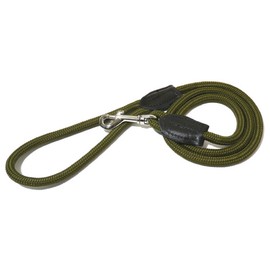 Rosewood Rope Twist Lead, 64-inch, Brown/ Teal