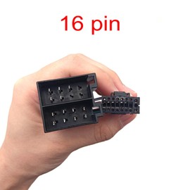 JZK 16 Pin to ISO Adapter Cable Android Car Radio ISO Standard Female Car Stereo Wiring Harness Adapter