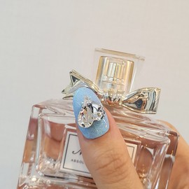 Heartstone Pearl Gras Handmade Nail Tips - Long Oval / 하트스톤 펄그라 수제네일팁 - 롱오벌