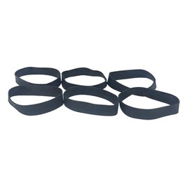 GRAND BAND Replacement Bands - MEDIUM Size -Color Options (BLACK) 6 PACK, Minimalist Wallet