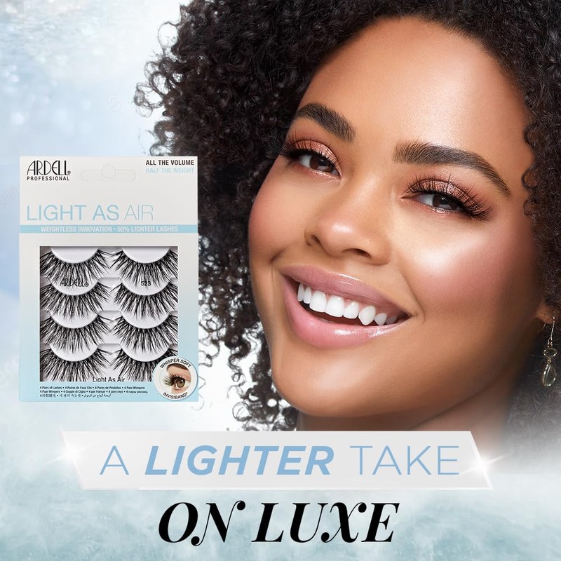 Ardell Light As Air 523 Lashes, 4 pairs in a
