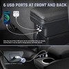 YJYWZH Car Armrest Storage Box for Honda Fit Jazz 2009-2013