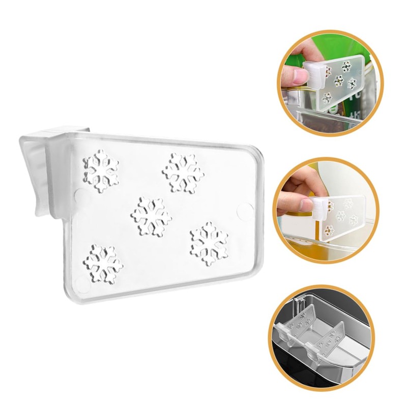 Gadpiparty 40Pcs Adjustable Clear Fridge Divider Set Durable Organizers for