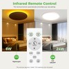 zemty 12 Inch LED Ceiling Light with Night Light 1800K,