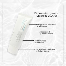 Crema Facial cido Hialurnico Ilumina Y Aclara Usolab 50 Ml Todo Tipo De Piel Ideal Para Piel Seca Danoche                                             
