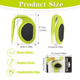 Multifunctional Pet Grooming Comb - Hair Removal Tool for Cats and Dogs, Knot Remover and Opener for Loose, Knotted Fur