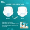 WhyWorry Adult Diapers with Tabs, Disposable Incontinence Briefs for Women