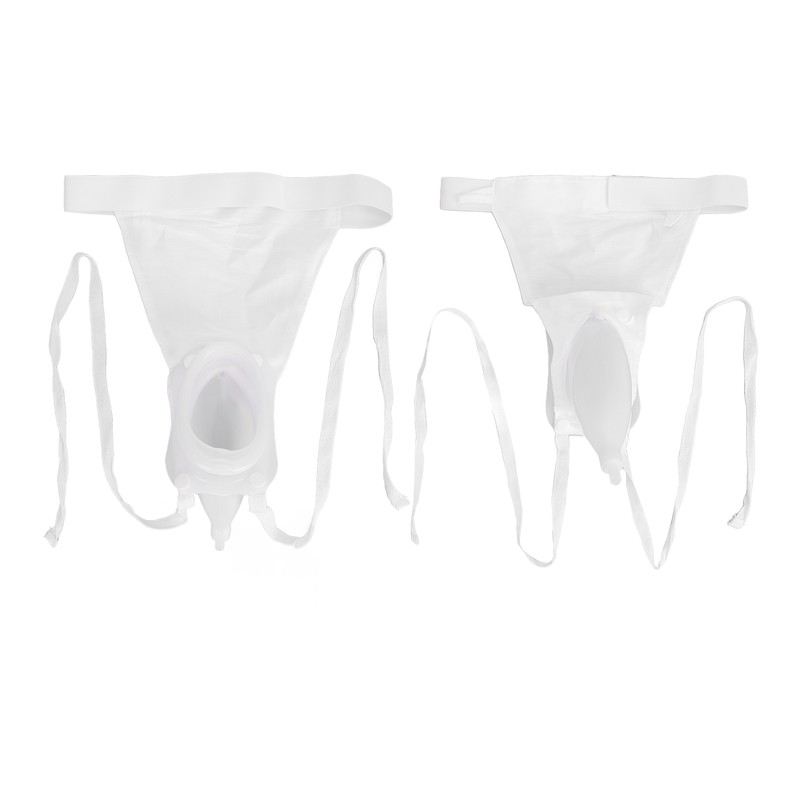 Women Wearable Urinal Spill Proof Comfortable Reusable Silicone Urine Collection