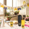 Shojoy 40 Pack Happy 50 Birthday Party Cups Black and