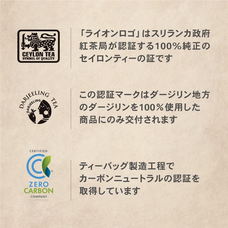 TEARTH 4 Types of Black Tea Set Earl Grey Tea