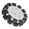 127mm Double Aluminum Omni Wheel with Bearing Rollers Omni Directional