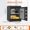 HSGCJS Biometric Fingerprint Safe Box with Digital Keypad, Security Safe