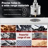 7/8" (22mm) Hole Saw Kit Tungsten Carbide Tip Hole Saw