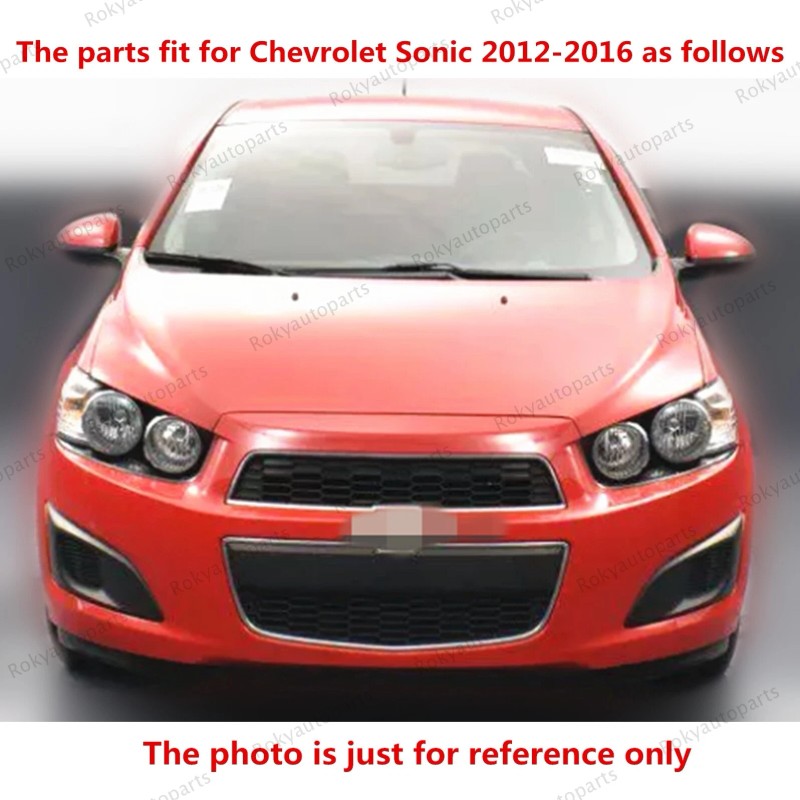 ROKY 11PC For Sonic 2012-2016 Upper Lower Chrome Grille Mesh