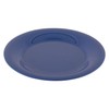 G.E.T. 12" Heavy-Duty Wide Rim Melamine Plastic Dinner Plate (Set