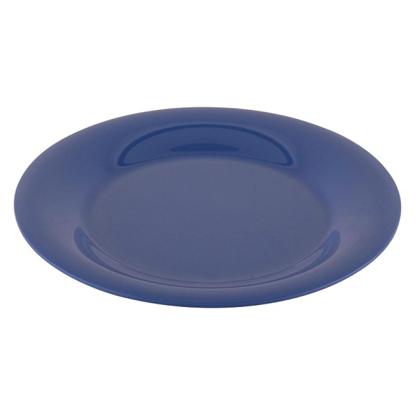 G.E.T. 12" Heavy-Duty Wide Rim Melamine Plastic Dinner Plate (Set