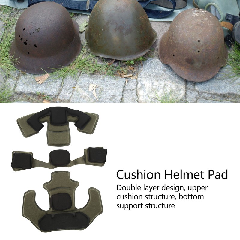 Helmet Cushion Head Pad Protective 2 Layer Memory Foam Cushion