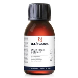 Naissance Witch Hazel Water (No. 702) 100 ml - Distillate - Witch Hazel Extract Toner, Witch Hazel Hydrolate, Facial Toner