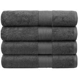 Luxury Extra Large Oversized Bath Towels | Hotel Quality Towels | 650 GSM | Soft Combed Cotton Towels for Bathroom | Thick & Fluffy Bath Sheets | Sky Blue - 4 Pack