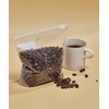 Gallon Slider Storage Bags- 100 Count, Featuring Expandable Bottom, Zero