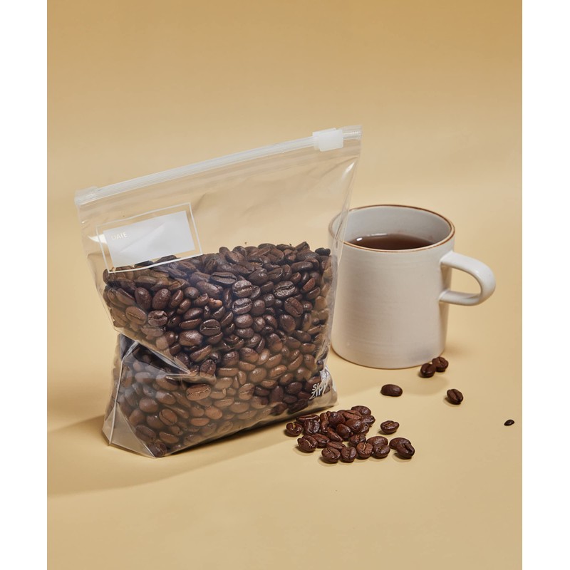 Gallon Slider Storage Bags- 100 Count, Featuring Expandable Bottom, Zero