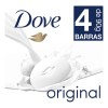 Dove Jabón En Barra Original De Crema Humectante 4x90 G
