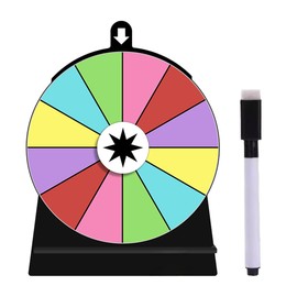 SALUDABLE Roulette Roulette Lottery Machine Game Tabletop Floor Stand Rotating Party Event (A Type)