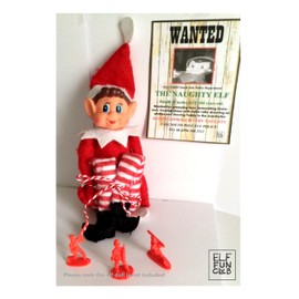 Elf Captured by the Toys Prop Accessories Props Ideas Joke Christmas Decoration