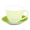 Ritzenhoff & Breker Doppio Jumbountertasse, 1 Stück, Grün, ø 17