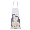 Mr. & Mrs. Panda Parent-New Cooking Apron Penguin Hugging, White,