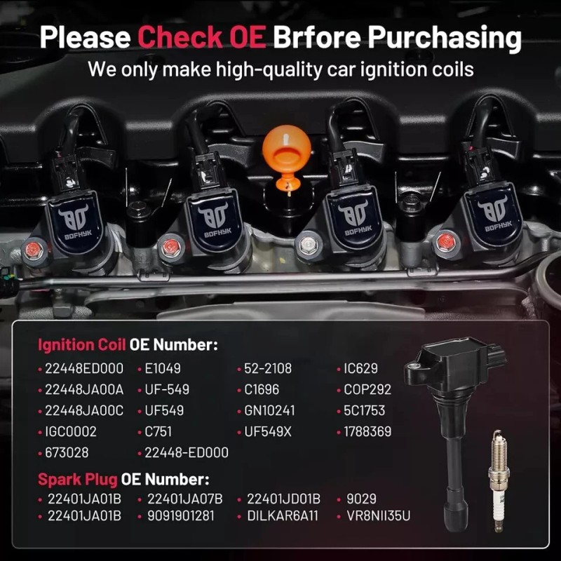 NEW 4 UF549 For Nissan Altima Sentra rogue versa Spark