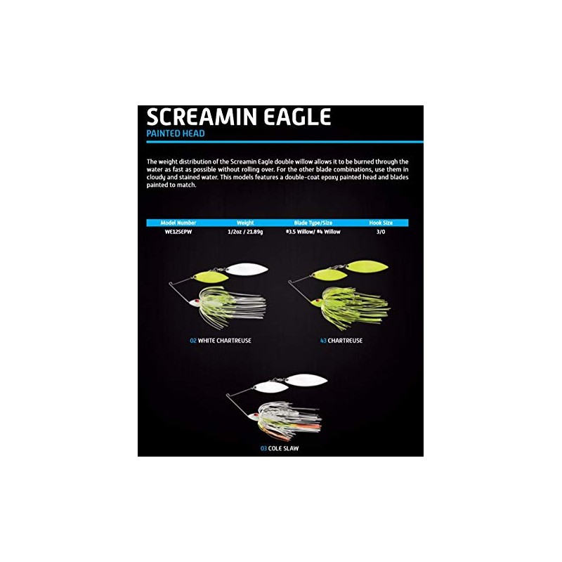 War Eagle WE34SEPW02 War 3/4SE Painted Head Double Willow White