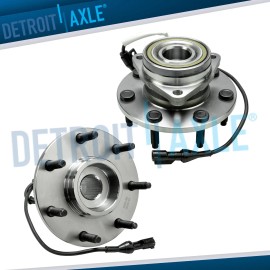 Detroit Axle Front Left Right Side Wheel Bearing and Hub Assembly for Ford F-150 F-250 7-Lug