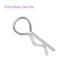 DMiotech 50Pcs Body Clips Bent RC Car Shell Clip Model