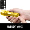 GORILLA GRIP Powerful LED Tactical Flashlight, 750 FT High Lumens