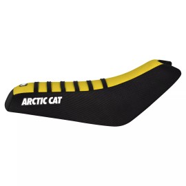 Enjoy Mfg Arctic Cat 250 300 400 454 500 4x4 2x4 Seat Cover BLK side-YELLOW-BL