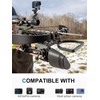 Kolasels Easy Installation Adjustable Crossbow Gun Scope Camera Clamp Mount