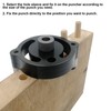 Vertical Self Centering Dowel Jig Kit Drilling Locator Punch Guide