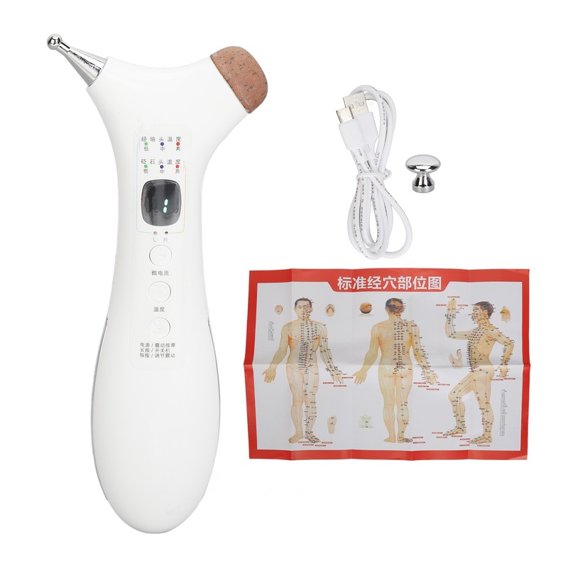 Electric Acupoint Massage Pen Heating Microfrequency Vibration Pluse Eye Relaxtion