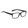 BLUELESS Vintage Reading Glasses Men Women（Black，+3.00）