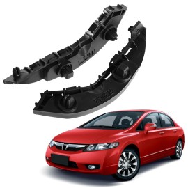 Para 2006-2011 Honda Civic Sedán parachoques delantero soporte de retención 2 piezas LH RH