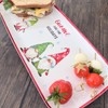 UPware Holiday Gnome Melamine Serving Tray, 15 x 6.5 Inch