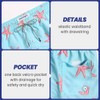 MaaMgic Mens Quick Dry Swim Trunks with Mesh Lining Starfish