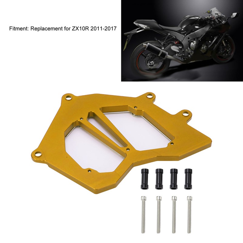 Motorcycle Front Sprocket Cover Chain Guard Protector Aluminum Alloy Replacement