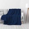 EHC Waffle Cotton Woven Arm Chair Sofa Single Throw 1