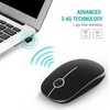 Wireless Mouse, Vssoplor 2.4G Slim Portable Computer Mice with Nano